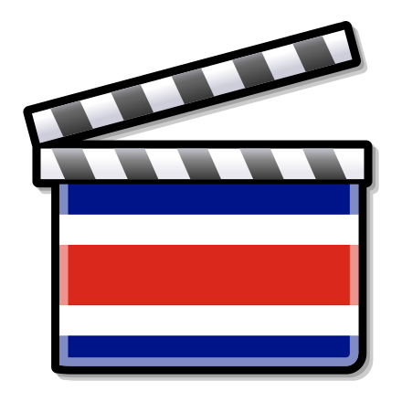 Costa Rica film clapperboard.svg