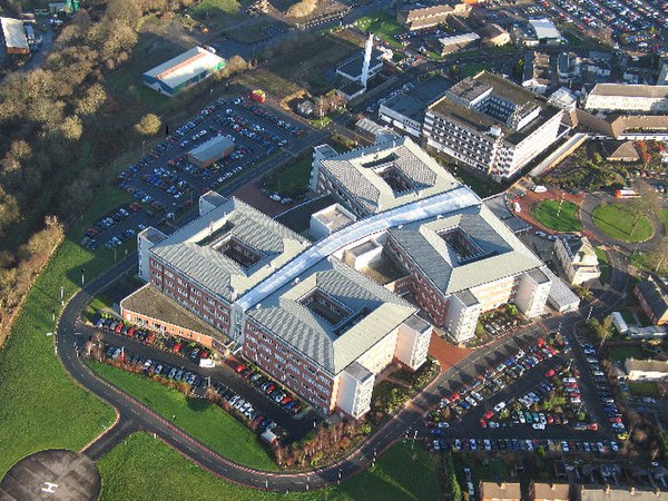Cumberland Infirmary, one of the first projects funded using the PFI