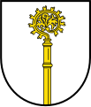 Pastorale d'oro, posto in palo (stemma di Weidenthal, Germania)