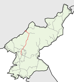 Manpo Line railway line