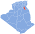 Carte de la wilaya de Touggourt