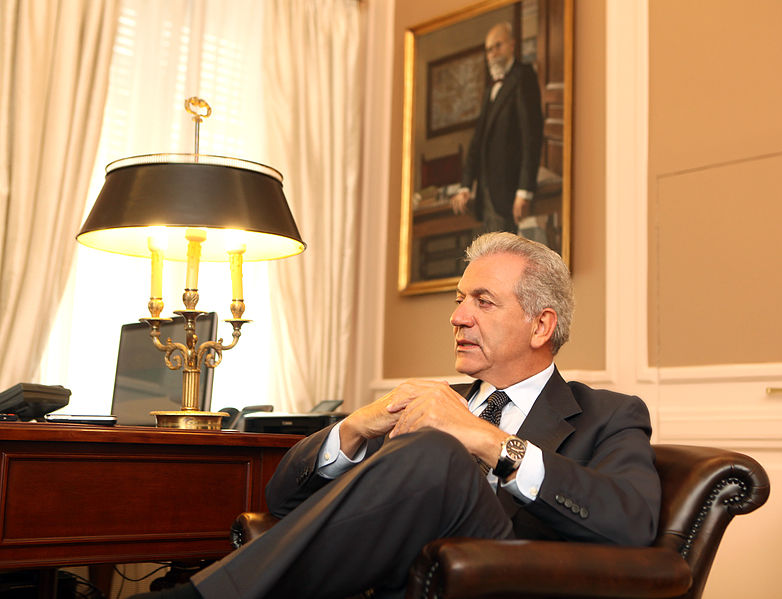 File:D Avramopoulos at the Greek Ministry of Foreign Affairs.jpg