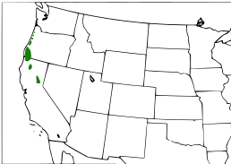 розповсюдження Darlingtonia