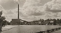 Delary trämassefabrik 1943.