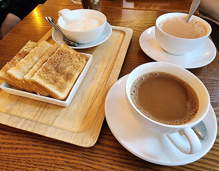 File:Dessert Merlion Singapore Cafe Kaya Toast.jpg