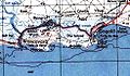 Diu na mapie z 1956