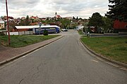 Čeština: Dlouhá ulice v Rudolfově, okres České Budějovice, Jihočeský kraj. English: Dlouhá street in Rudolfov, České Budějovice District, South Bohemian Region, Czechia.