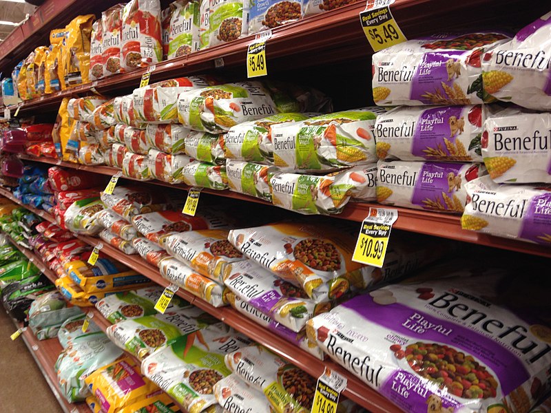 File:Dog food aisle.JPG