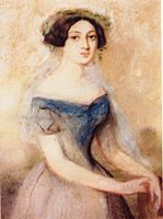 Портрет княжны Нины Чавчавадзе (1812—1857), в браке Грибоедовой