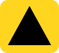 Solid Triangle - Emergency diversion route for motorway and other main road traffic