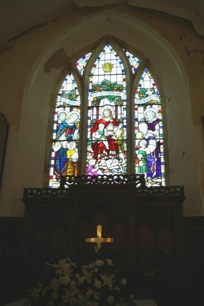 File:East window of St Lawrence's church - geograph.org.uk - 515050.jpg