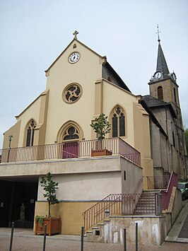 De kerk van Rosselange