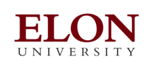 Elon university logo Elon University primary wordmark 2016 hi-res.png