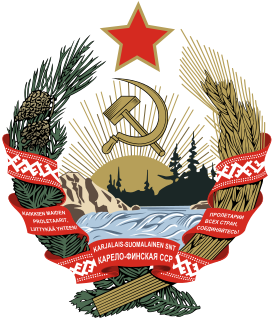 Emblem of the Karelo-Finnish Soviet Socialist Republic Coat of arms