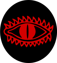« L’Œil de Sauron », un des emblèmes des Orques du Mordor.