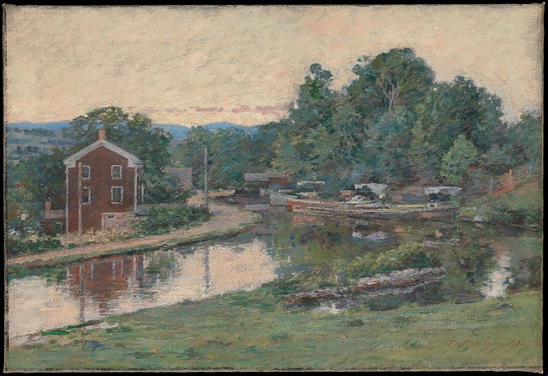 File:Evening at the Lock, Napanoch, New York MET DP249498.jpg