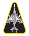 آرم بازوی استاد خلبان لیدر هواپیمای مک‌دانل داگلاس اف-۴ فانتوم ۲ نیروی هوایی ارتش