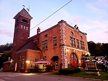 Old firehouse in Barre, VT now an Inn and Restaurant Firehouse Inn, Barre, Vermont.jpg
