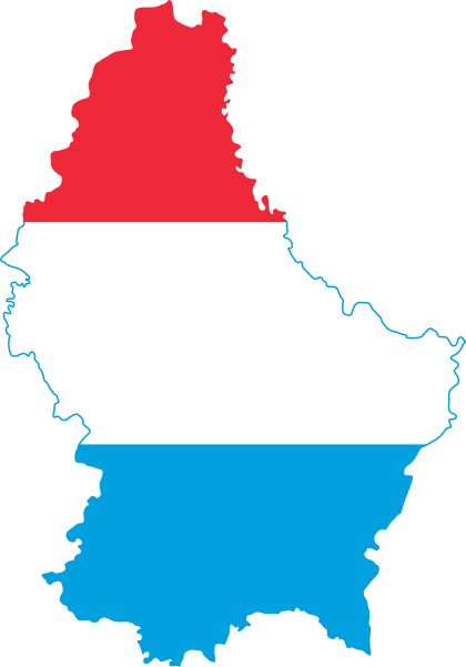 Fichier:Flag-map of Luxembourg.svg