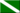Flag green HEX-007500 White diagonal divided left.png