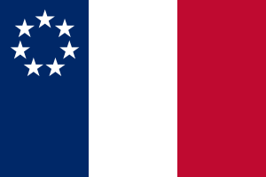 Flag of Louisiana(January 1861, unofficial)
