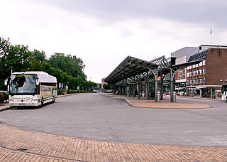 Ein Busbahnhof, auch Omnibusba