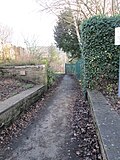 Thumbnail for File:Footpath to Shaw Park - Shaw Lane - geograph.org.uk - 4265657.jpg