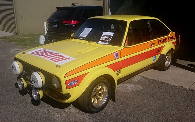 Colin Bond placed second in the 1980 Australian Rally Championship in this "works rally team" Ford Escort RS1800
