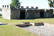 Fort Frederica National Monument, including the fort and town of Frederica ruins This is an image of a place or building that is listed on the National Register of Historic Places in the United States of America. Its reference number is 66000065.