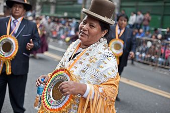 Fotos del desfile por la Integracion Cultural de la comunidad boliviana en Argentina (2015).11.jpg