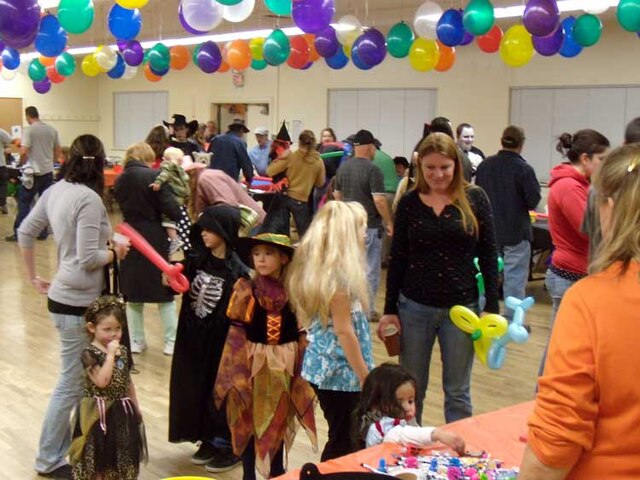 Some of the people who live in the Mountain Communities at a Halloween celebration in Frazier Park (2008)