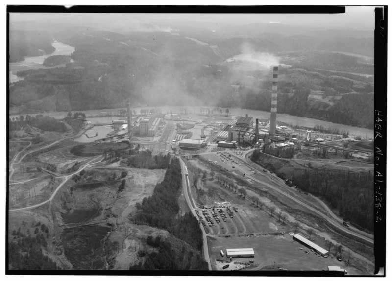 File:GORGAS STEAM PLANT, ALABAMA POWER COMPANY. - William Crawford Gorgas Electric Generating Plant, On Black Warrior River, Parrish, Walker County, AL HAER ALA,64-PARR.V,1-2.tif