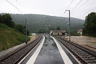 Cize-Bolozon station Railway station in Bolozon, France