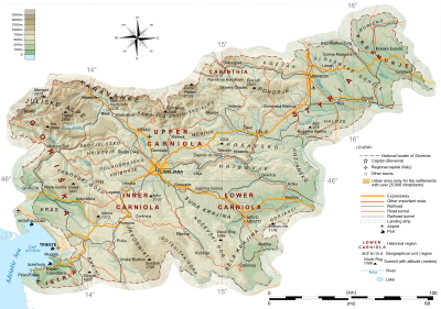 Géographie De La Slovénie Wikipédia