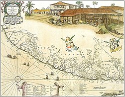 Georg Marggraf - Mapa de Pernambuco incluindo Itamaracá, 1643.