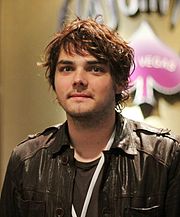 Gerard Way created The Umbrella Academy characters. Gerard Way 2012 cropped.jpg