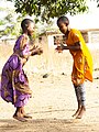 Ghanaian Children Playing Ampei 03