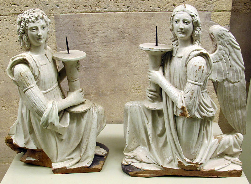 File:Giovanni della robbia (attr.), due angeli reggi candelabro, inizio del XVI sec.JPG