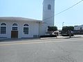 The former New York Westchester and Boston Railway terminus in Port Chester, New York, now a church.