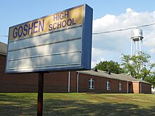 Goshen Sekolah Tinggi Goshen Alabama.JPG