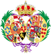 Greater Arms of the Countess of Barcelona as consort of the Royal Pretender.svg