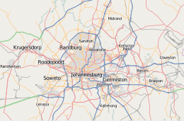 Soweto na mapě