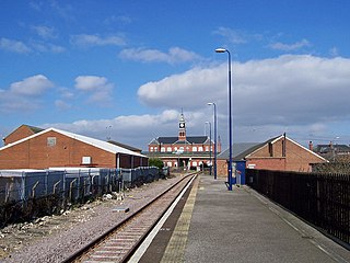 Grimsby Docks railway station Railway station in Lincolnshire, England