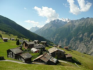 Staldenried Municipality in Switzerland in Valais