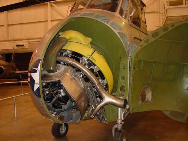 Pratt & Whitney R-1340 radial mounted in Sikorsky H-19 helicopter