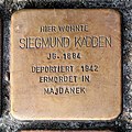 Hagen, Stolperstein Kadden Siegmund