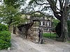 Heath conservation village - Wall and gate pier, Heath House - geograph.org.uk - 2397186.jpg