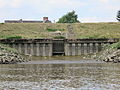 Das verschlickte Herrschaftliche Siel bei Niedrigwasser