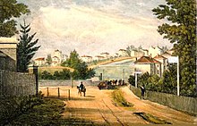 Herne Hill and Half Moon Lane in 1823. Herne Hill and Half Moon Lane in 1823.jpg