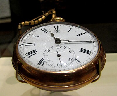 White's pocket watch on display at the Center for East Tennessee History